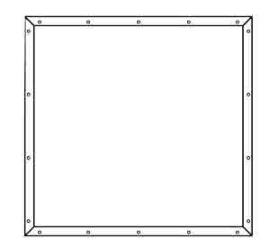 Joint en cadre pour four IBT 452 x 436 mm Joint en cadre pour four IBT 452 x 436 mm