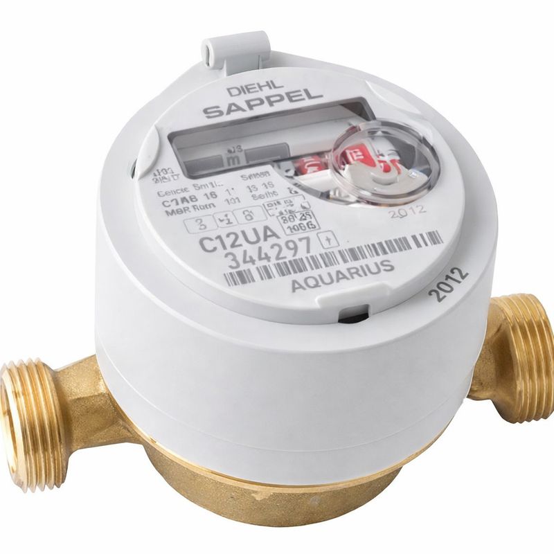 Compteur d'eau AQUARIUS SANS émetteur d'impulsion eau froide