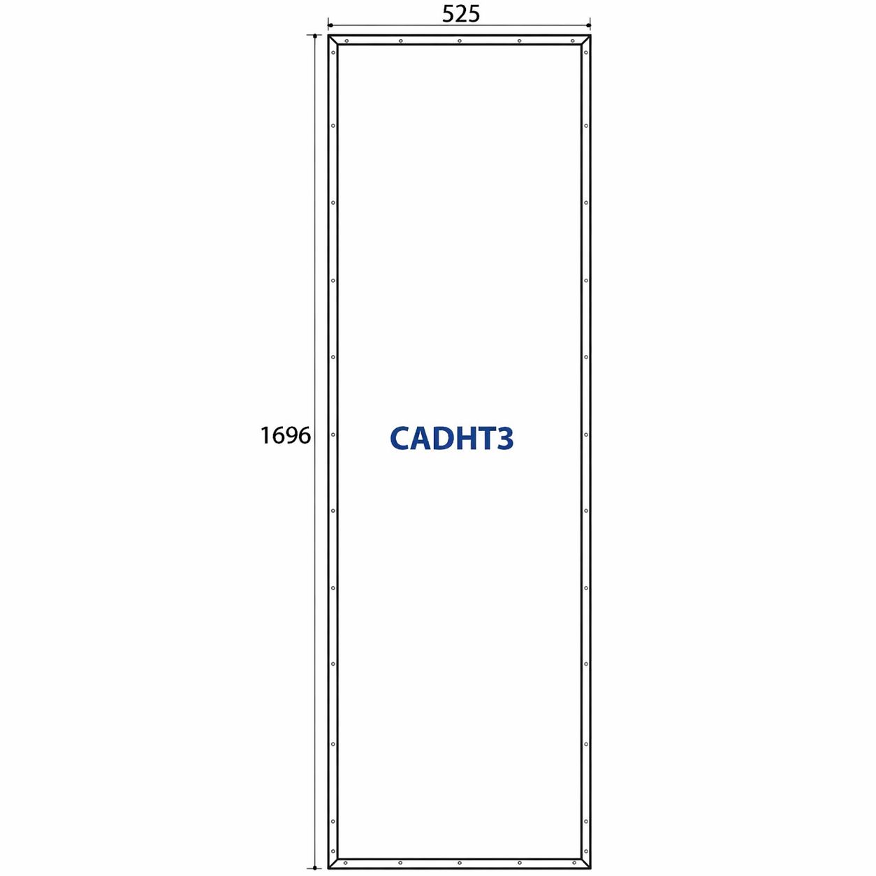 Joint en cadre pour four IBT 525 x 1696 mm