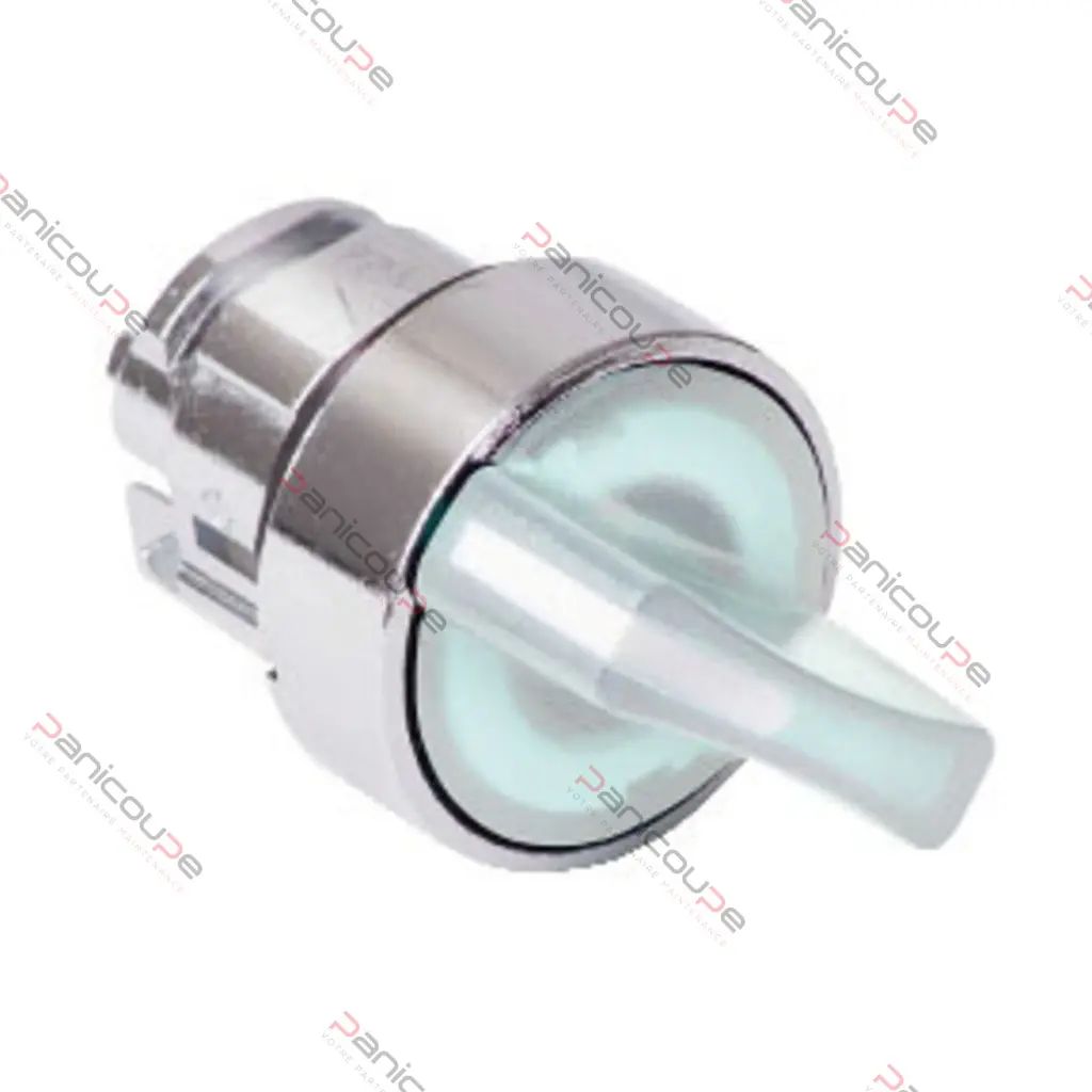 TETE BOUTON TOURNANT LUMINEUX 2 POSITIONS ø22