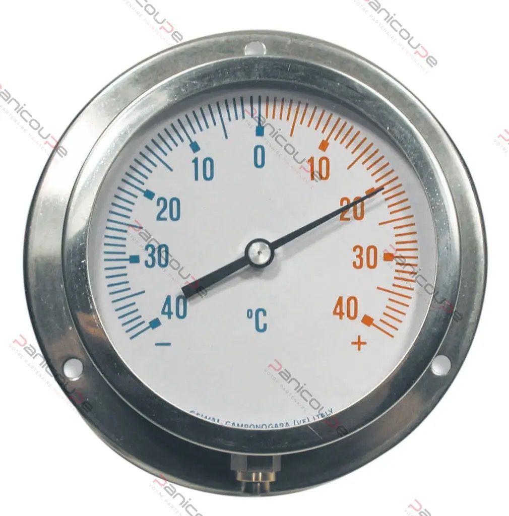 Thermomètre à capillaire boitier métal   ø 100 mm -40/+40 °C