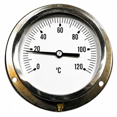 Thermomètre à capillaire boitier métal ø 100 mm 0°/+120°C Thermomètre à capillaire boitier métal ø 100 mm 0°/+120°C