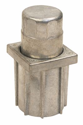Vérin en ZAMAC (métal) pour tube carré de 40 x 40 mm ext