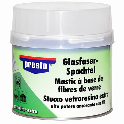 MASTIC POLYESTER AVEC FIBRE DE VERRE INCORPOREE PRESTO (REBOUCHAGE)