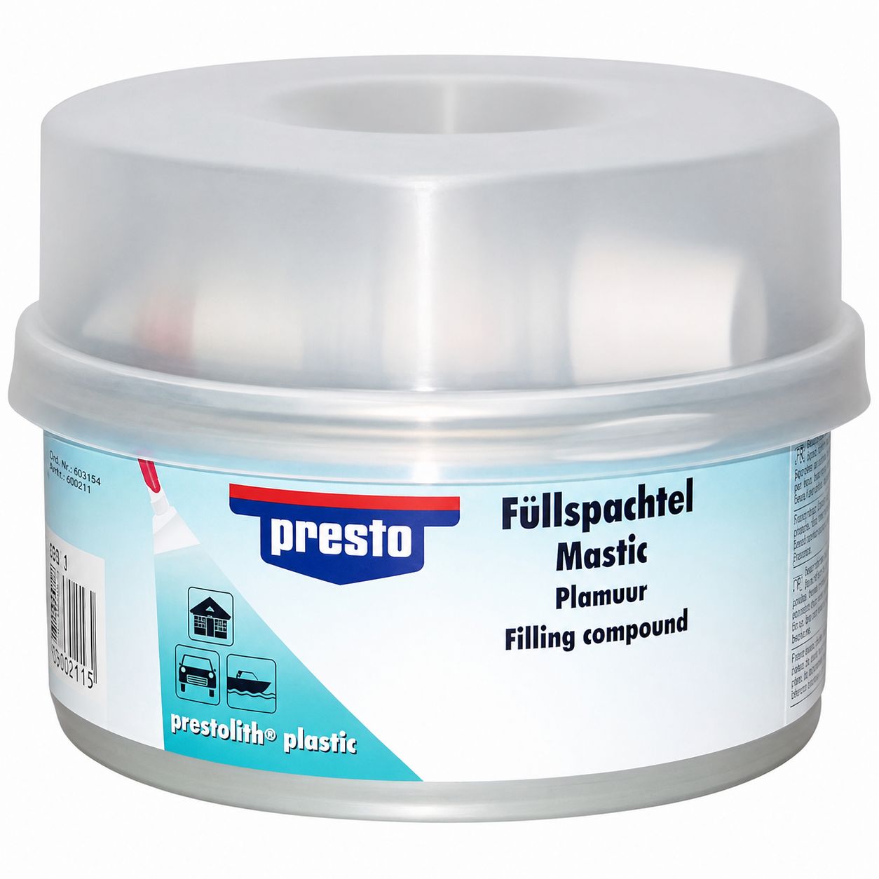 MASTIC DE FINITION POLYESTER PRESTO