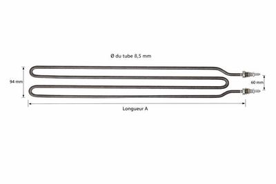 Résistance d'appareil à buée pour Four TIBILETTI