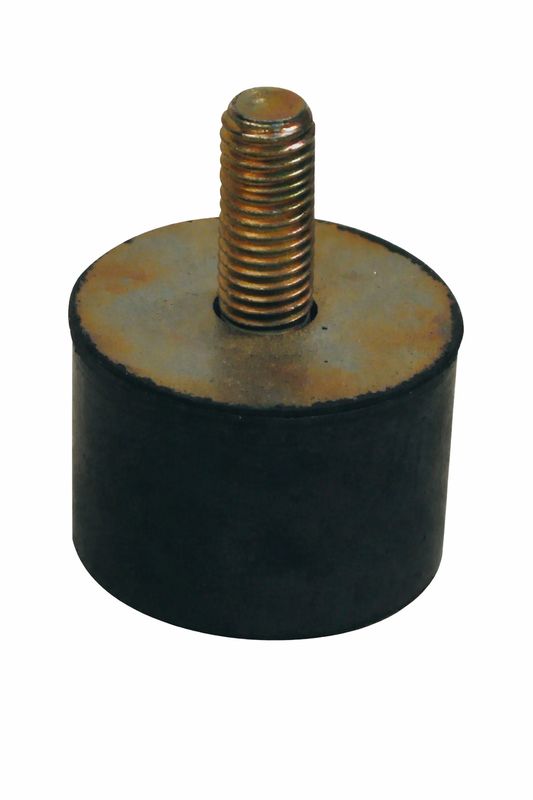Pied anti-vibratoire à visser à 1 tige ø 40 mm
