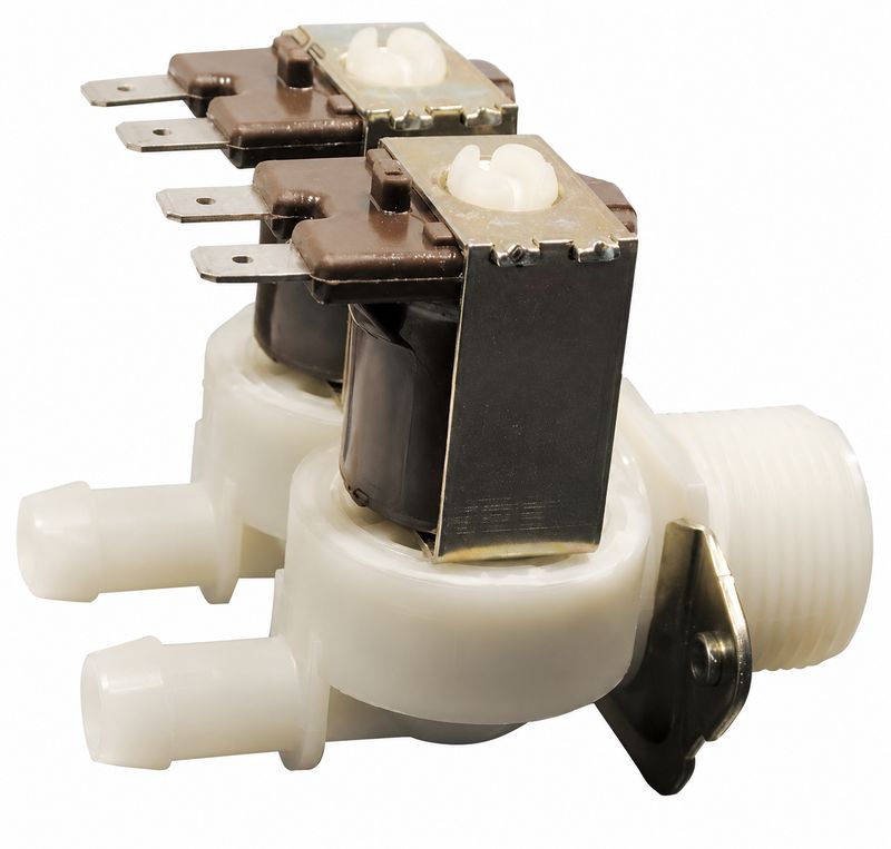 Electrovanne droite corps plastique 2 voies 180° Electrovanne droite corps plastique 2 voies 180°