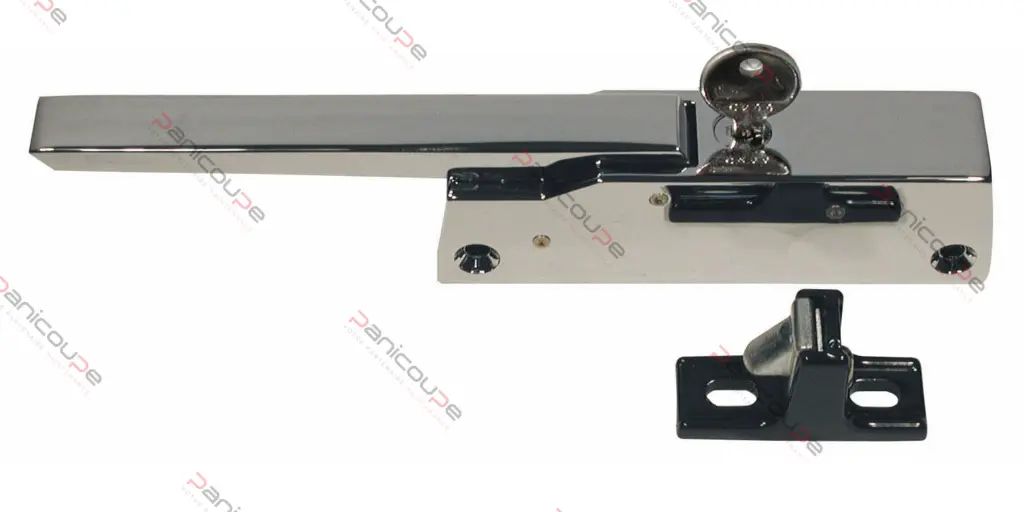 Loqueteau FERMOD 885 Version inox à clé avec galet nylon