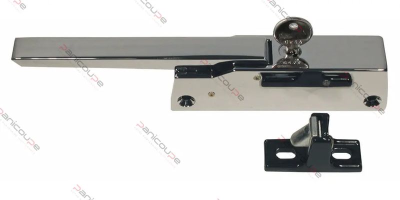 Loqueteau FERMOD 885 Version inox à clé avec galet nylon