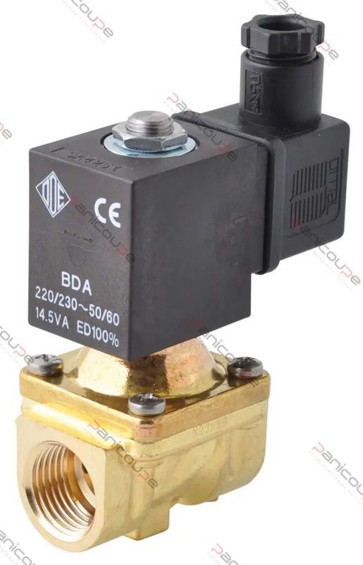 Electrovanne laiton normalement fermée 3/8 "