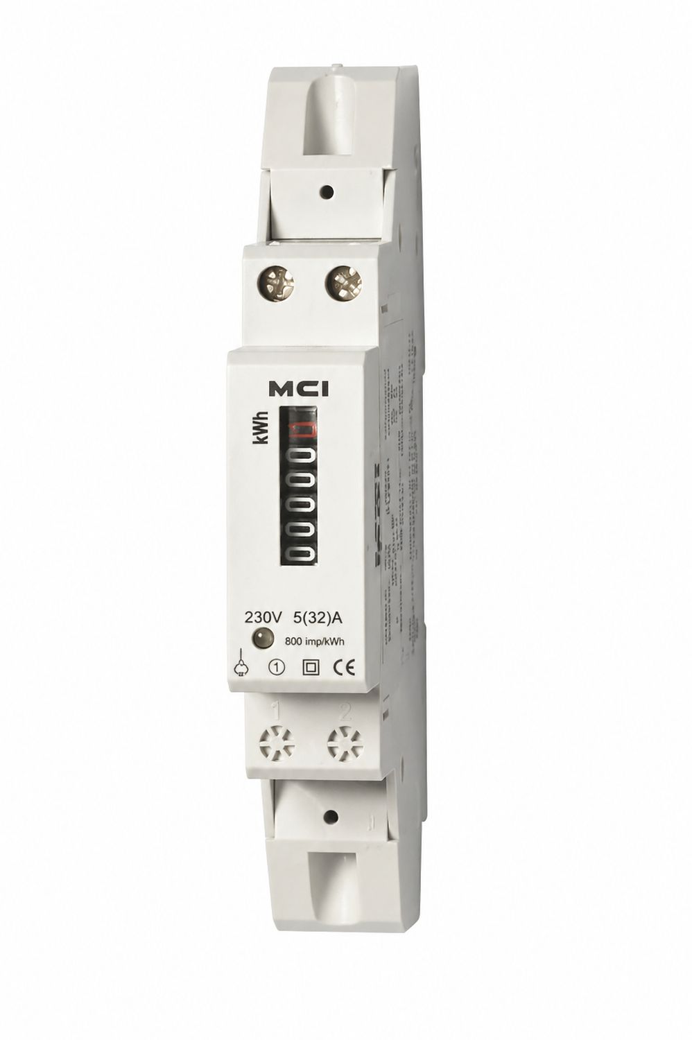 Compteur Totaliseur de kWh 32 A -230 V MCI Monophasé mécanique