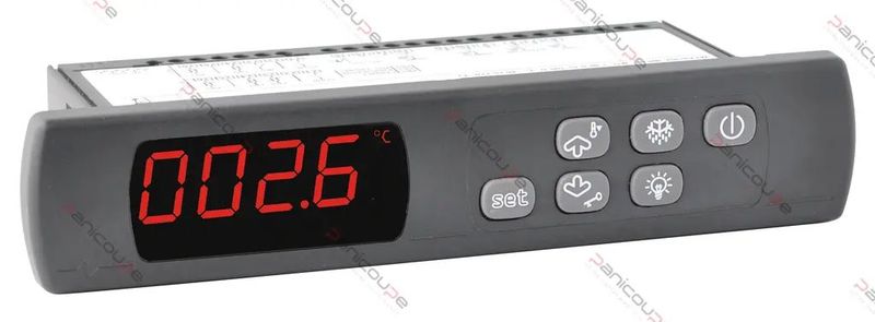 Régulateur pour la gestion d'unitées réfrigérées ventilées avec fonction HACCP EVS214N7F