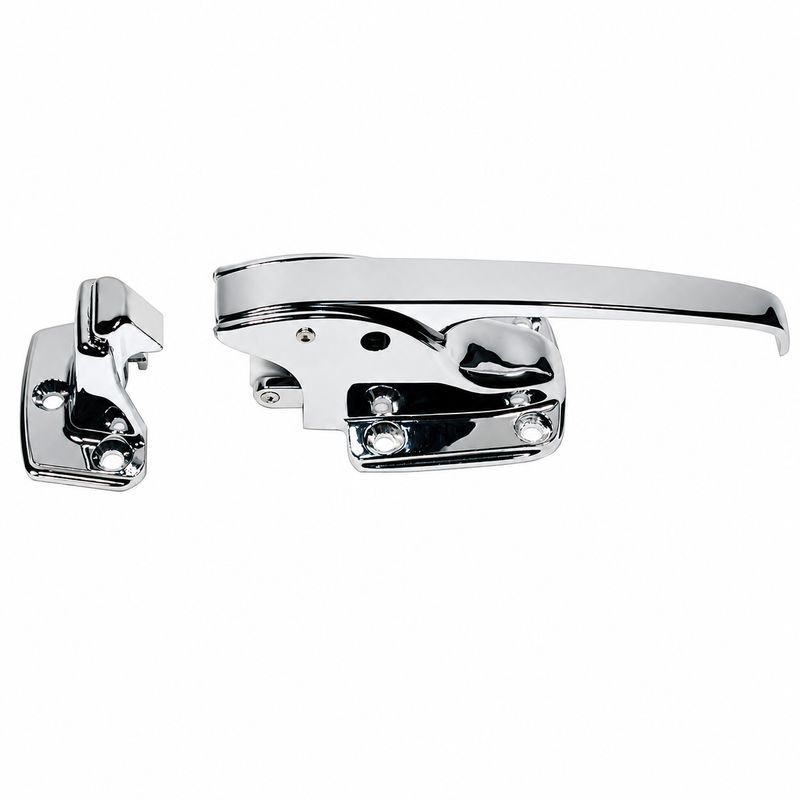 Loqueteau FERMOD 652 galet nylon pour froid ou neutre avec gâche réglable Loqueteau FERMOD 652 galet nylon pour froid ou neutre avec gâche réglable