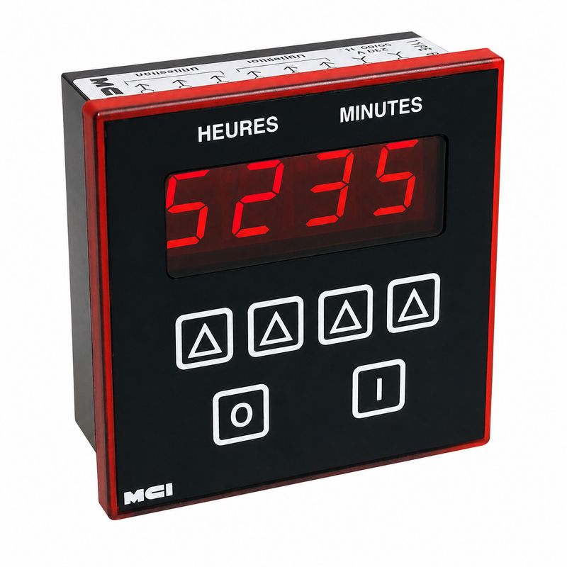 Minuterie électronique MCI 694 TF  0 à 99 heures 59 minutes