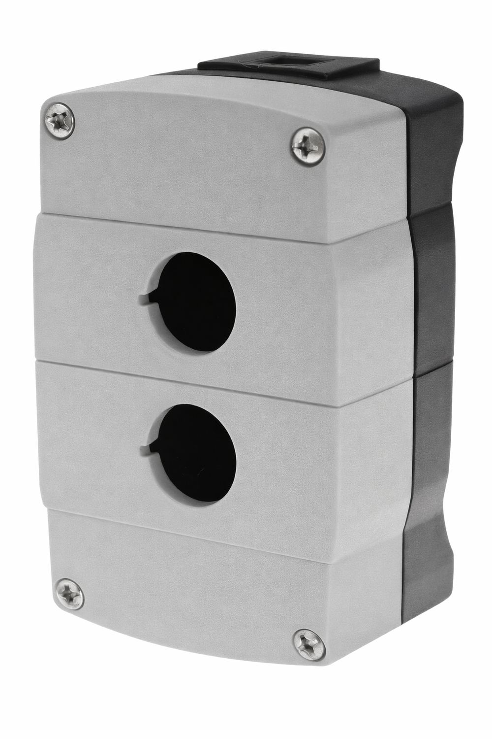 Boîtiers 2 trous pour boutons ø 22 mm