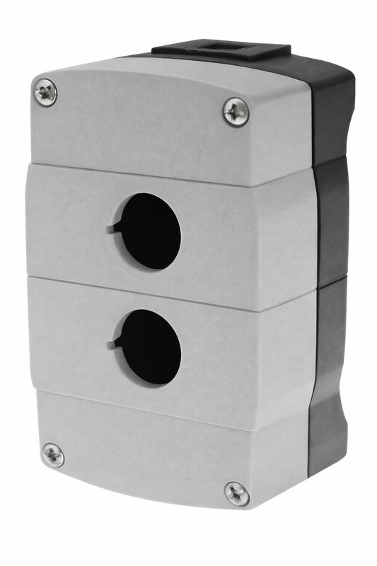 Boîtiers 2 trous pour boutons ø 22 mm