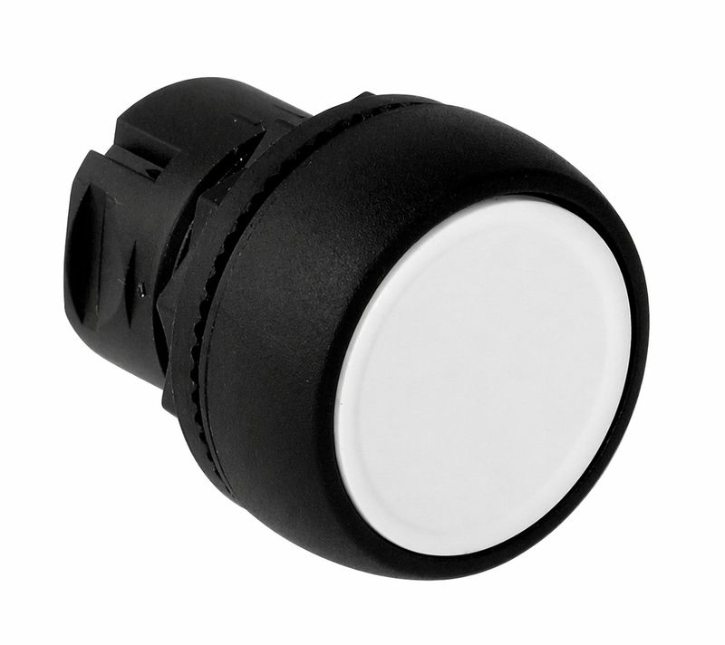 Bouton poussoir à impulsion (momentané) affleurant non lumineux