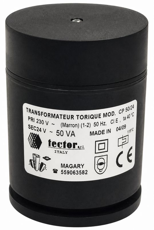 Transformateur TORIQUE 230/24 V - 50 VA