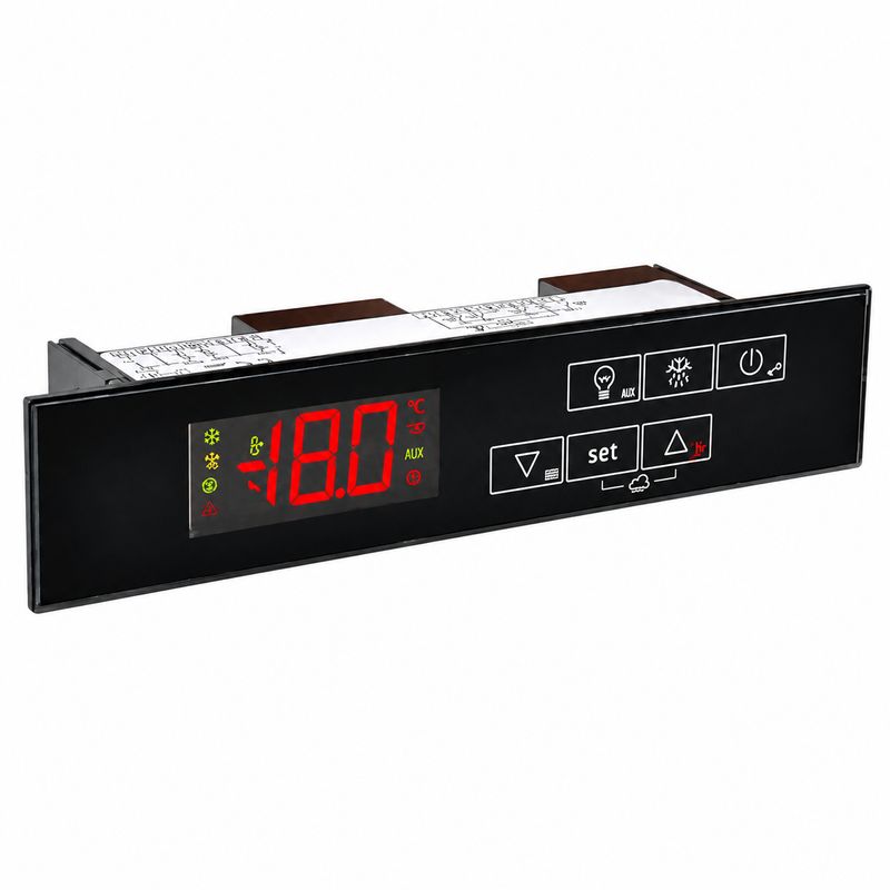 REGULATEUR POUR LA GESTION D’UNITEES REFRIGEREES AVEC ECRAN LISSE ˝TOUCH SCREEN˝  EVR234N9