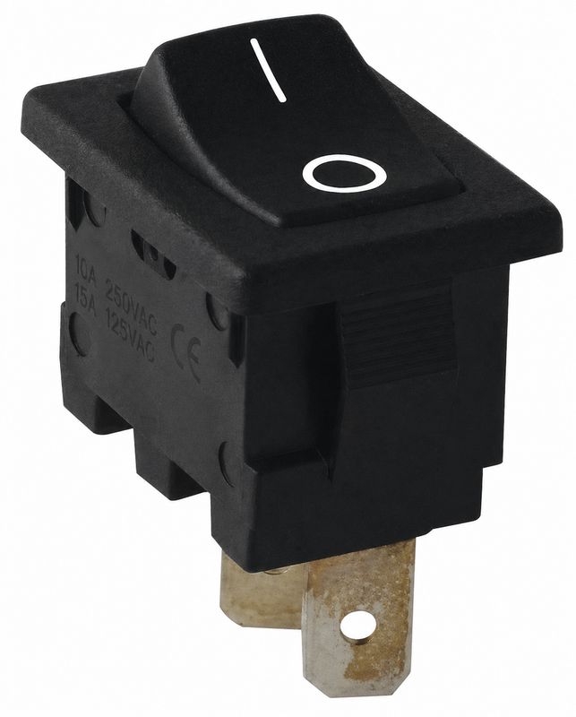 Interrupteur à touche basculante pour découpe 19,2 x 13 mm