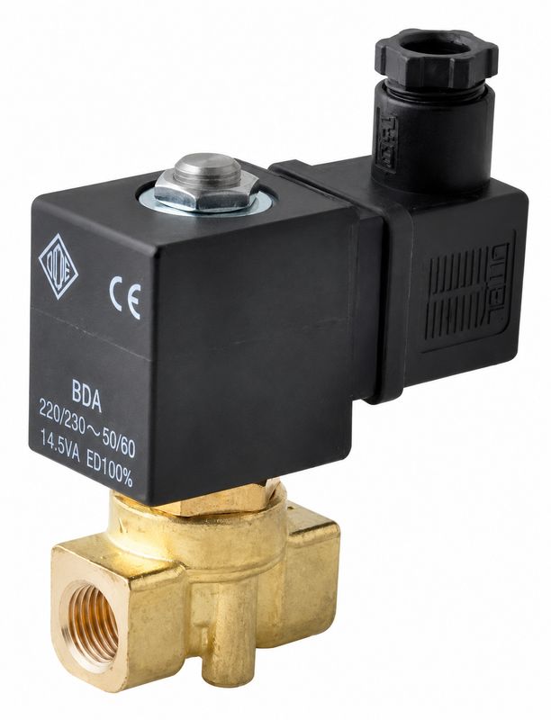 Electrovanne laiton normalement fermée 1/8 Electrovanne laiton normalement fermée 1/8 "