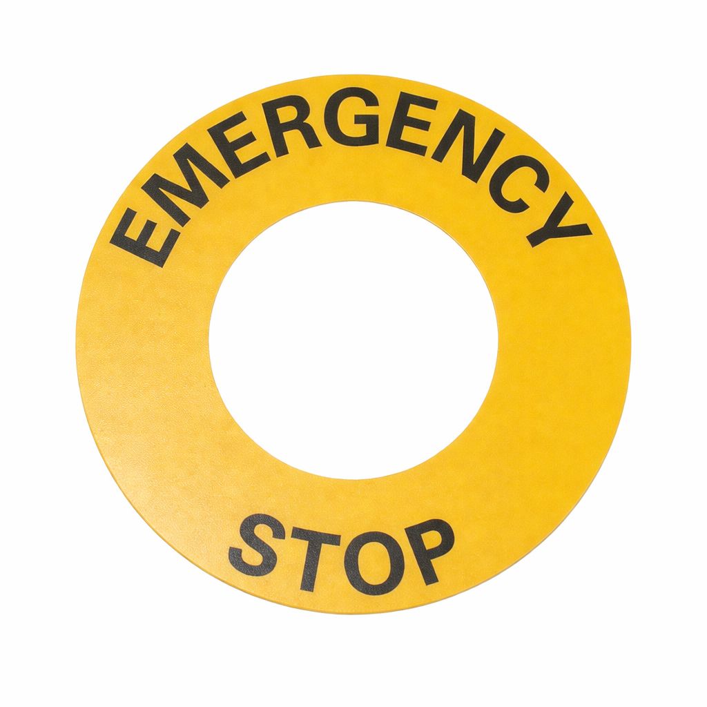 BAGUE D’ARRET D’URGENCE (OBLIGATOIRE)