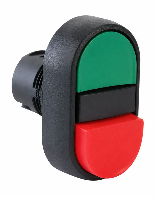 Bouton poussoir double à impulsion