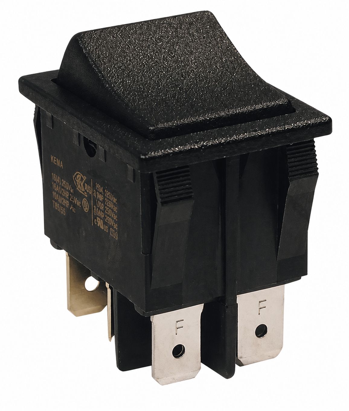 Interrupteur inverseur à touche basculante ON / ON