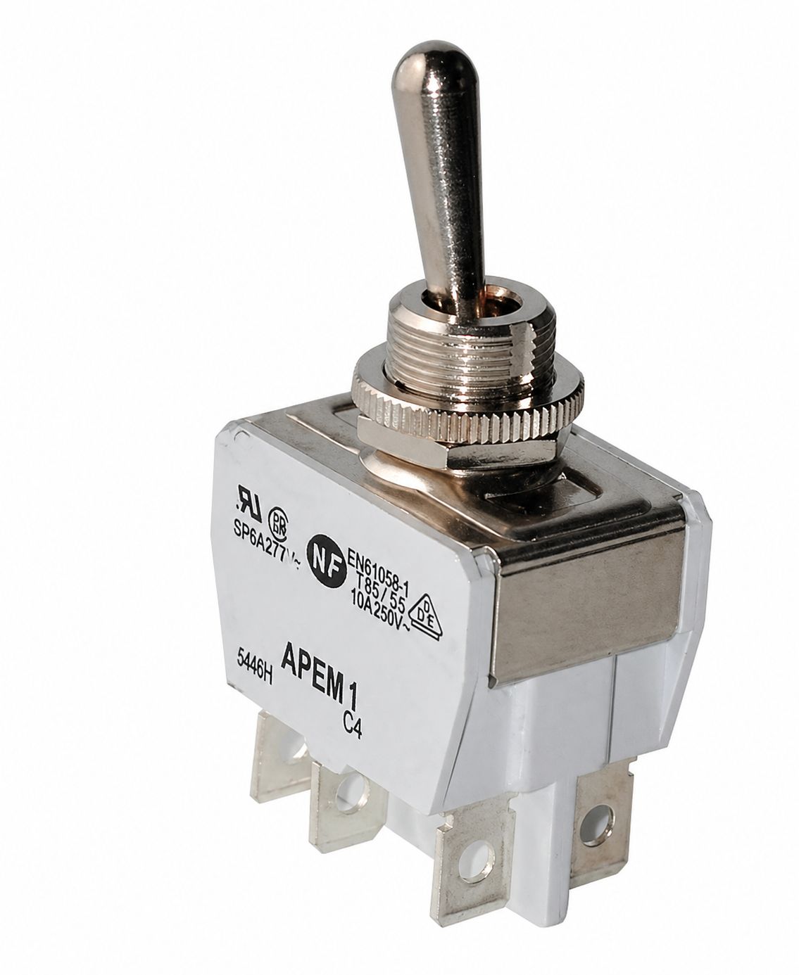 Inverseur à 2 positions Fonction ON/ON Bipolaire 15A/250 V (6 bornes)