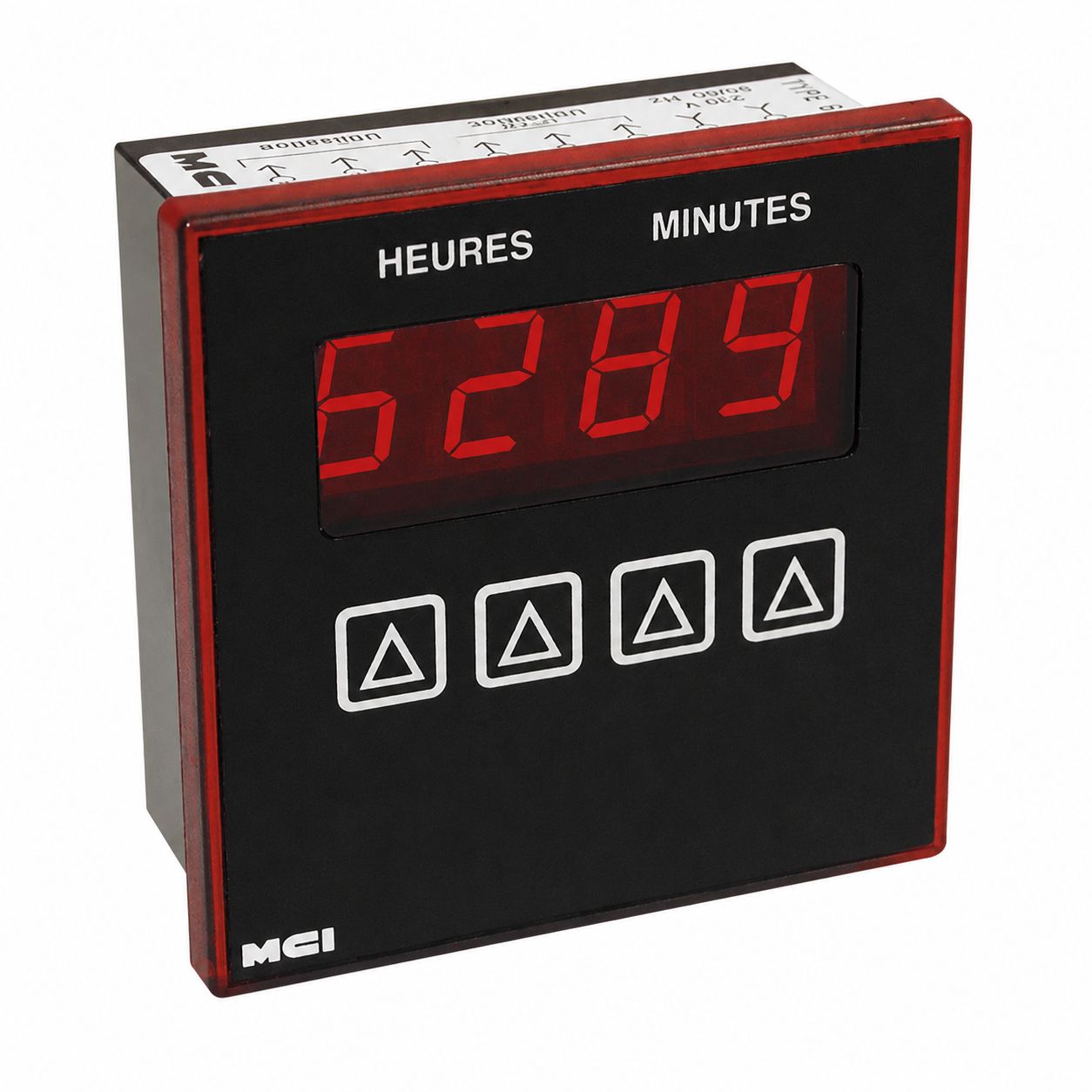 Minuterie électronique MCI 694 EI1HEUR  0 à 99 heures 59 minutes 230V