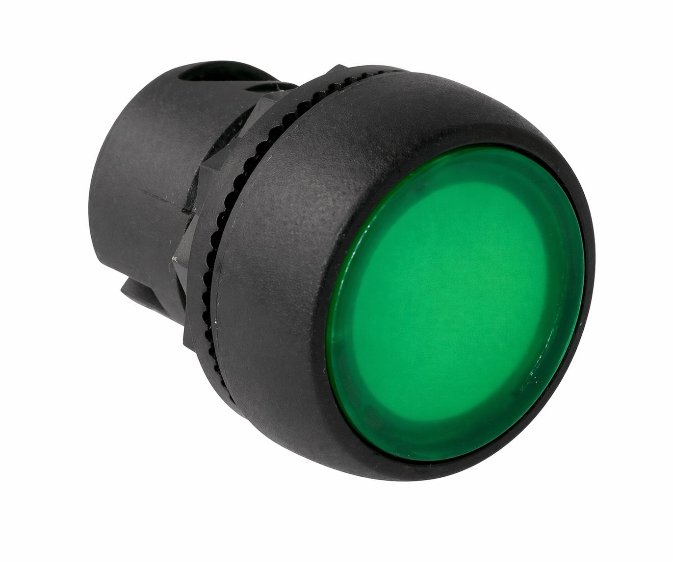 Bouton poussoir à encliquetage (maintenu) affleurant lumineux