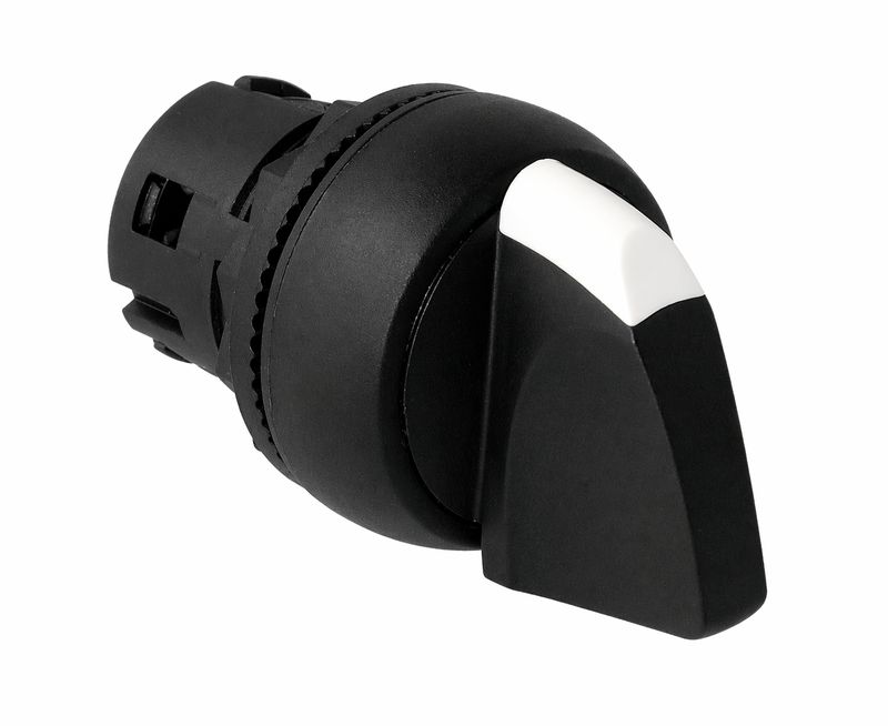 Bouton tournant à manette à 3 positions