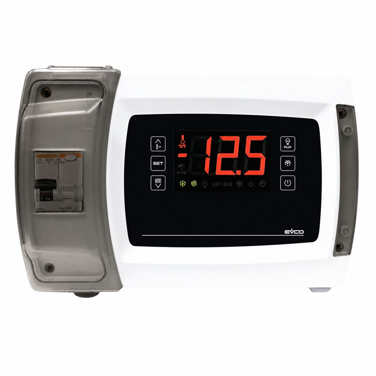 Coffret précablé pour chambre monophasée positive ou négative EVCO Coffret précablé pour chambre monophasée positive ou négative EVCO