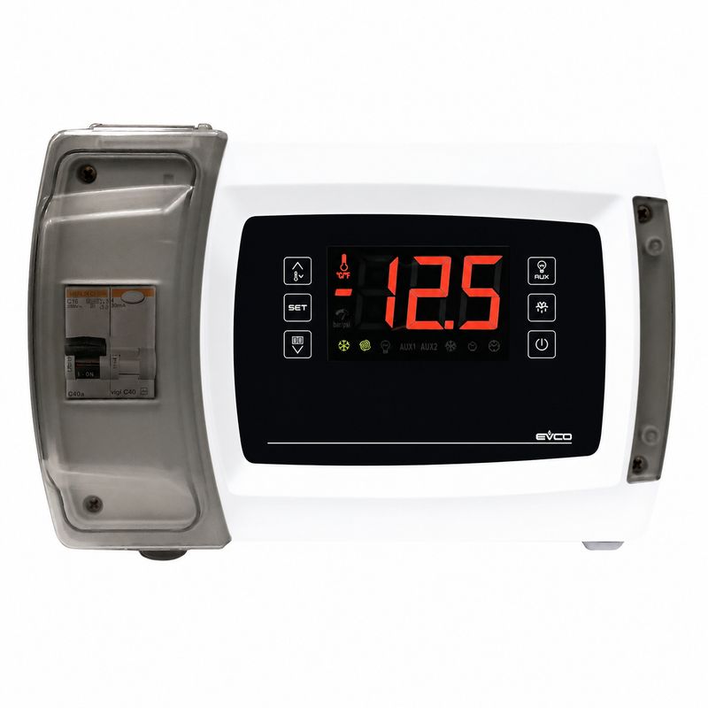 Coffret précablé pour chambre monophasée positive ou négative EVCO Coffret précablé pour chambre monophasée positive ou négative EVCO