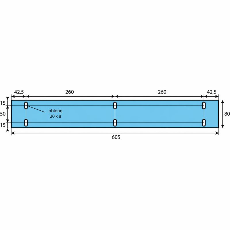 Joint de vitre adaptable sur four POLIN 605 x 80