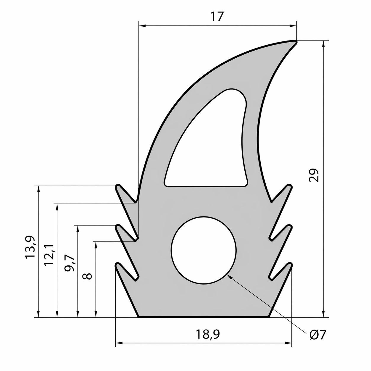 Joint silicone modèle EURO 4