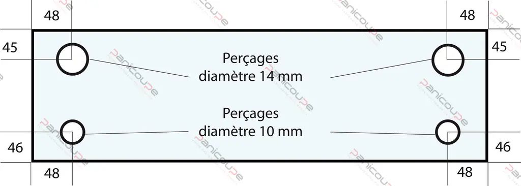VITRE 750 X 220 X 6 MM – VF9 Adaptable sur four Bongard