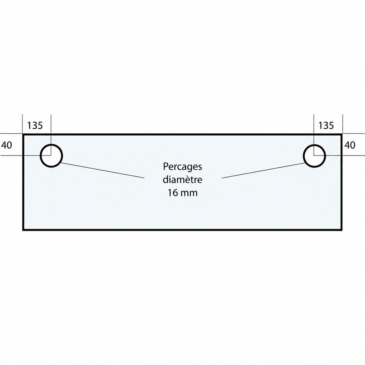 VITRE 816 X 190 X 5 MM – VF41 Adaptable sur four Bongard
