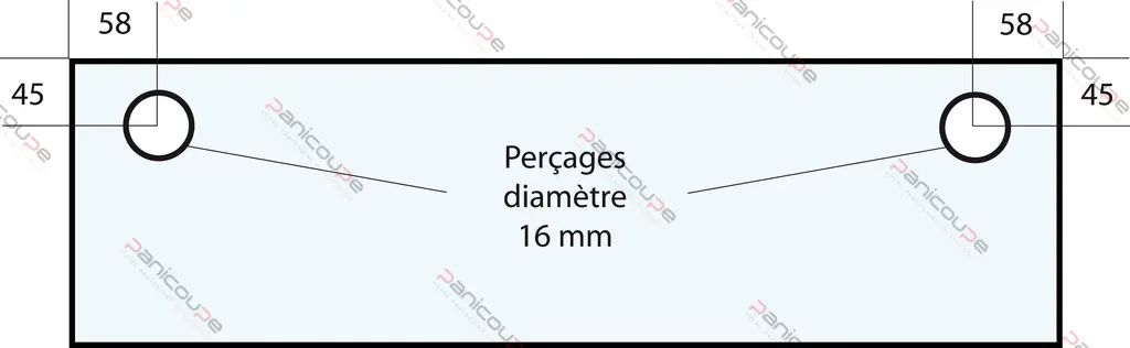 VITRE 756 X 230 X 5 MM – VF63 Adaptable sur four Bongard