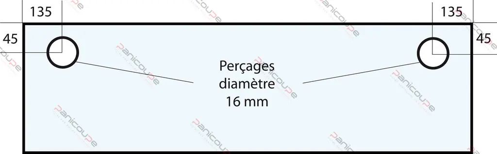 VITRE 816 X 290 X 5 MM – VF44 Adaptable sur four Bongard