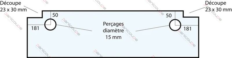 VITRE 711 X 200 X 5 MM – VF13 Adaptable sur four Pavailler