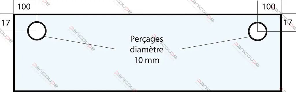 VITRE 720 X 190 X 6 MM – VF19 Adaptable sur four Pavailler
