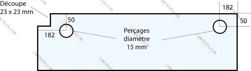VITRE 715 X 200 X 5 MM – VF11 Adaptable sur four Pavailler