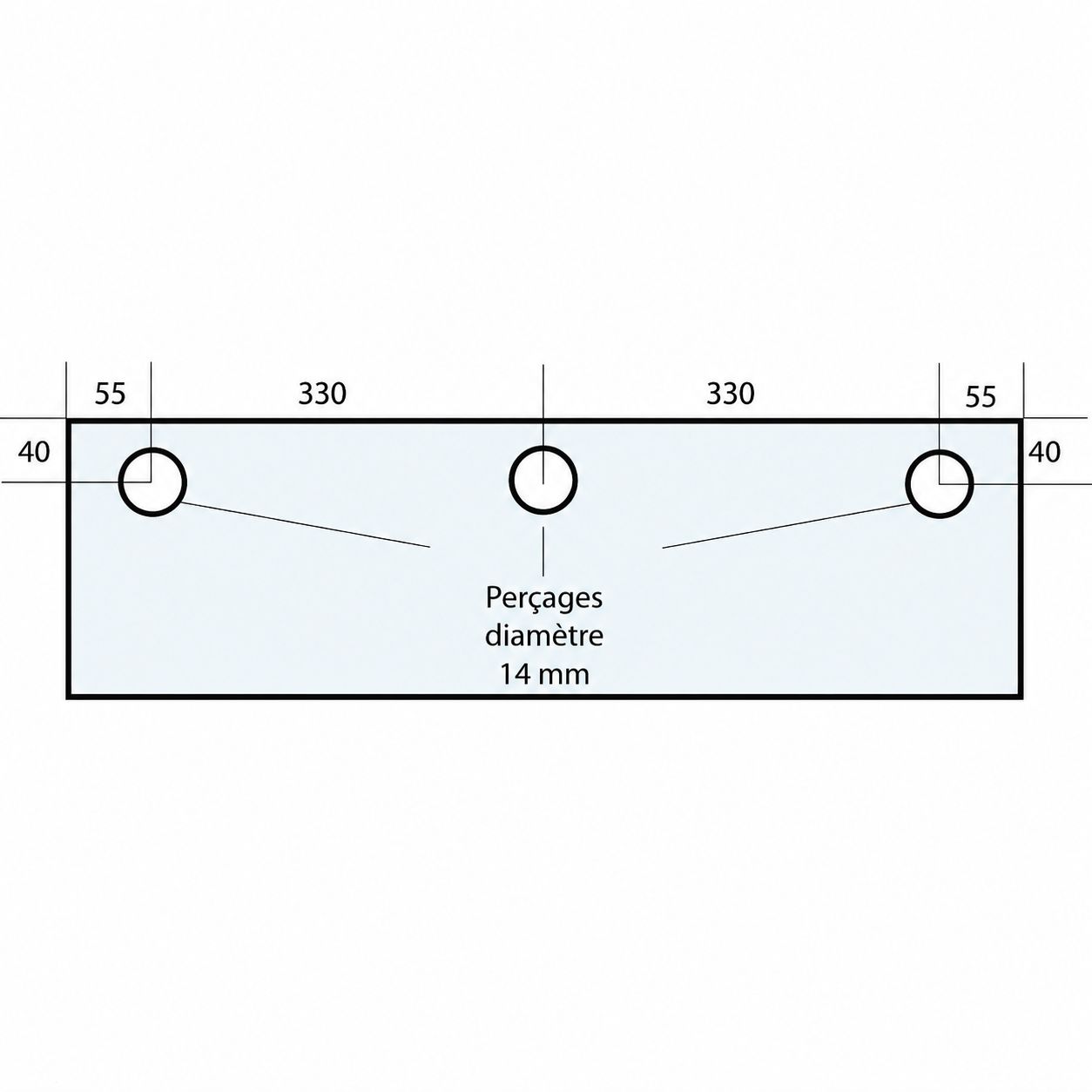 VITRE 770 X 250 X 10 MM –VF26 Adaptable sur four Fringand VITRE 770 X 250 X 10 MM –VF26 Adaptable sur four Fringand