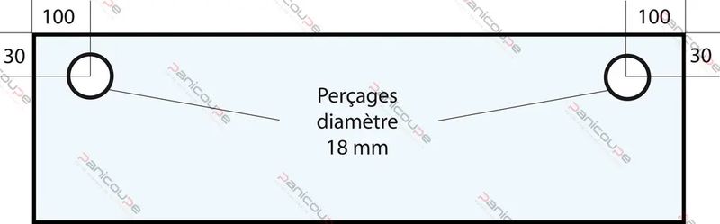 VITRE 761 X 220 X 5 MM– VF22 Adaptable sur four tibiletti ou ibt ou Pavailler
