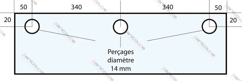VITRE 780 X 282 X 10 MM - VF38 Adaptable sur four Polin