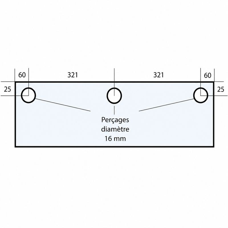 VITRE 762 X 270 X 8 MM - VF46 Adaptable sur four tibiletti ou ibt VITRE 762 X 270 X 8 MM - VF46 Adaptable sur four tibiletti ou ibt