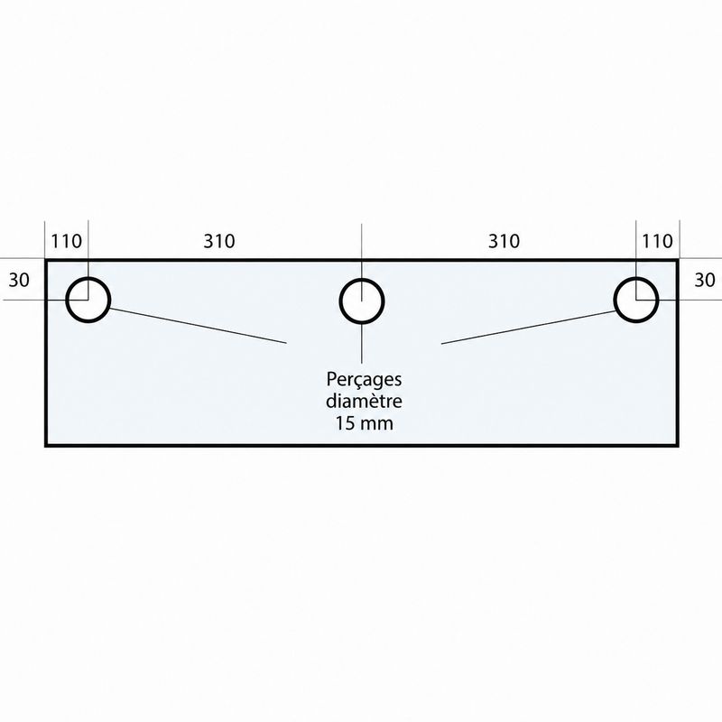 VITRE 840 X 305 X 8 MM - VF68 Adaptable sur four Polin VITRE 840 X 305 X 8 MM - VF68 Adaptable sur four Polin