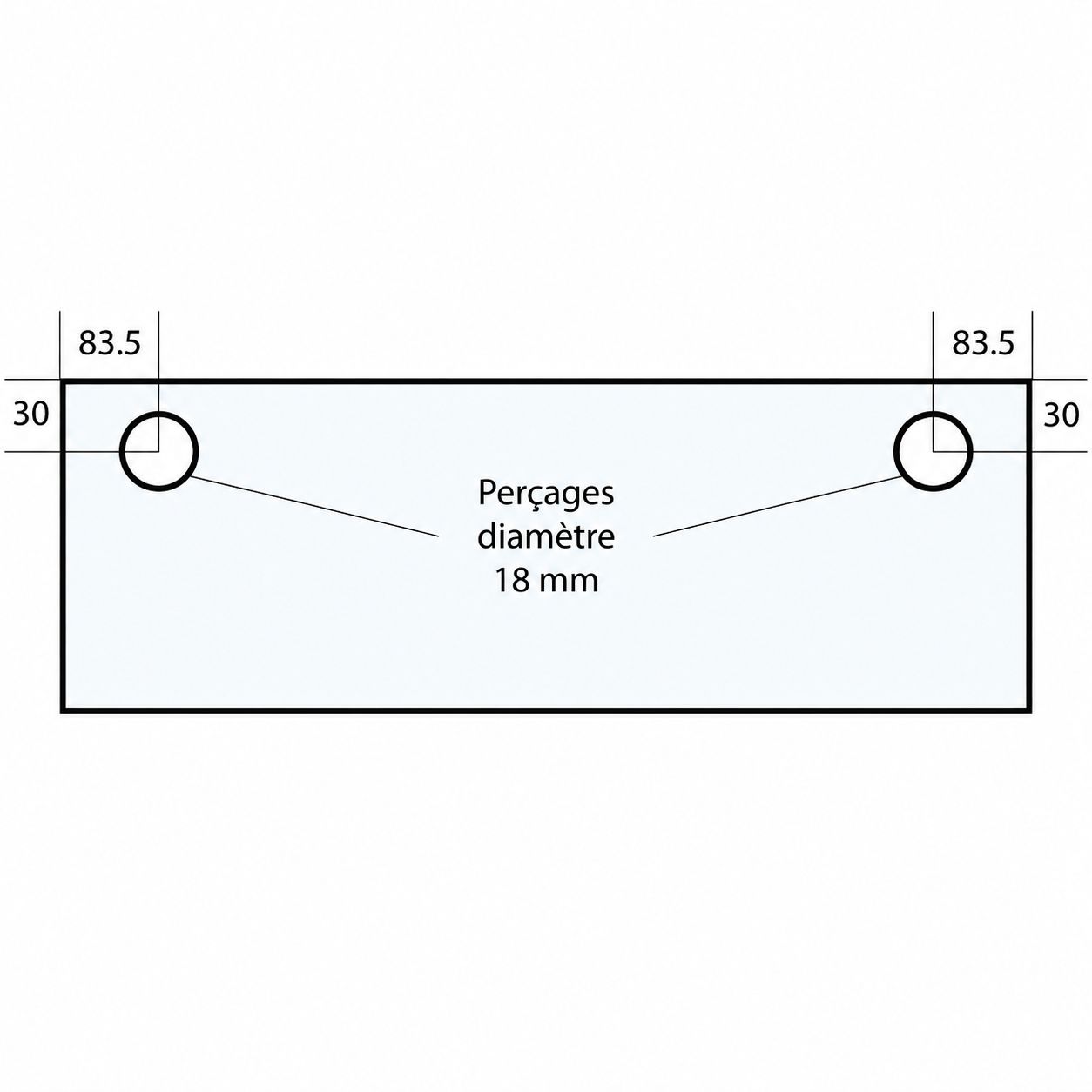 VITRE 667 X 252 X 5 MM - VF57 Adaptable sur four tibiletti ou ibt VITRE 667 X 252 X 5 MM - VF57 Adaptable sur four tibiletti ou ibt